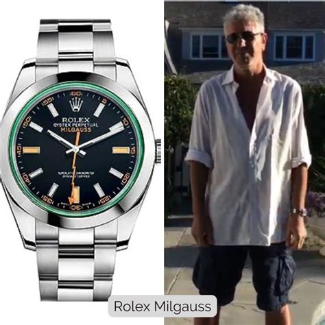 anthony bourdain's watch rolex